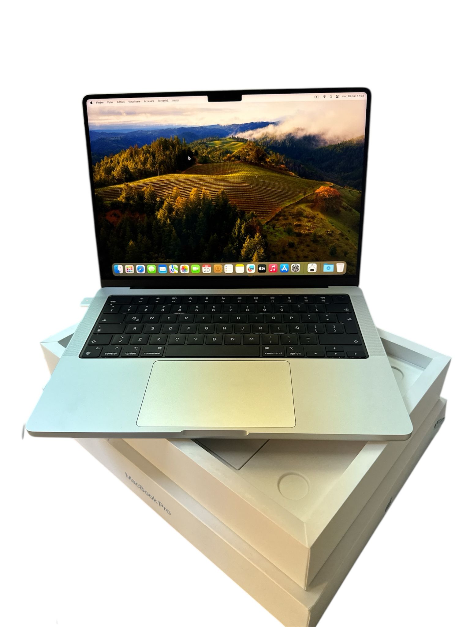 Laptop, Apple, MACBOOK M1 PRO, M1, 16 GB, Im1, 1 TB, Grey, Ca nou